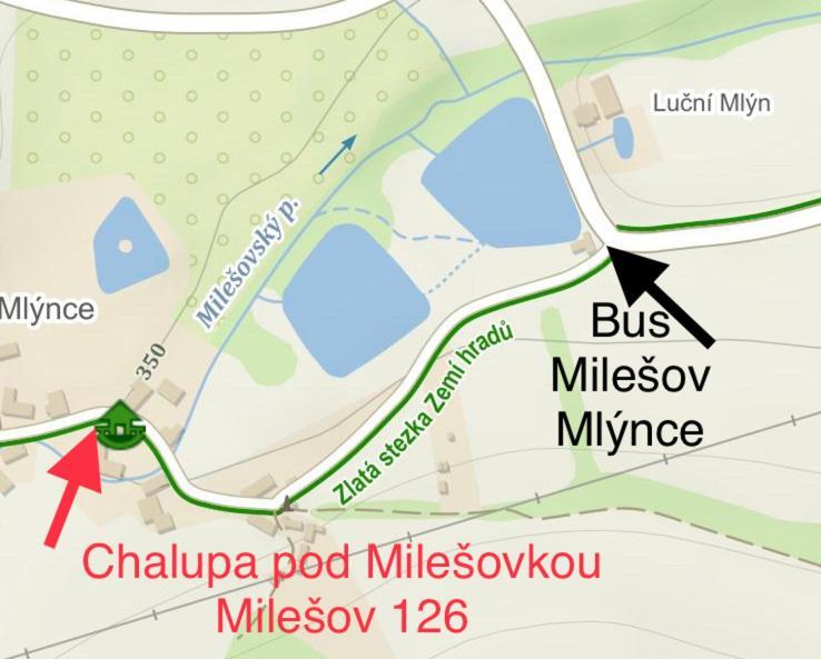Pokoje V Chalupe Pod Milesovkou Velemin Luaran gambar